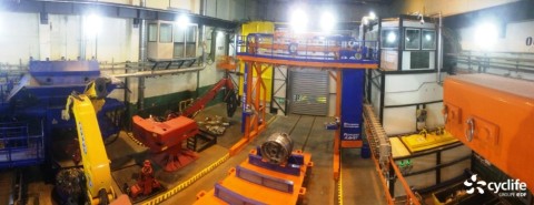 Cyclife France receives a used steam generator from the French Navy to be treated